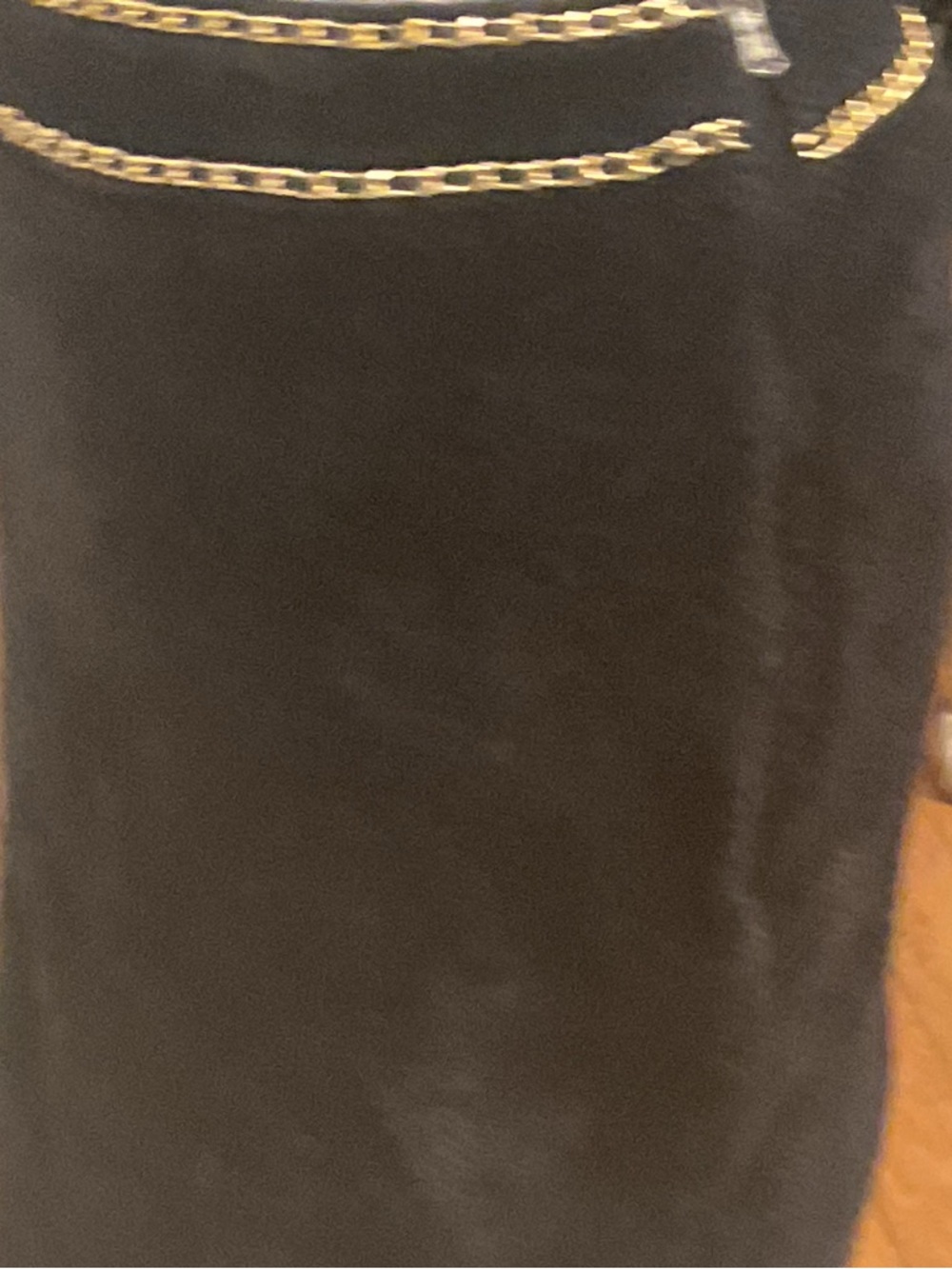 Endless Rose Black Mini Skirt with Gold Chain Waist - Picture 7 of 12